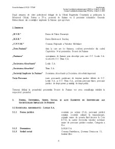 Proiect de fuziune prin absorbție a societăților SC Loulis SA și SC Titan SA - Pagina 4