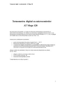 Termometru Digital cu Microcontroler - AT Mega 128 - Pagina 2