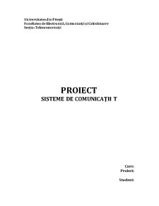 Sisteme de Comunicații T - Pagina 1