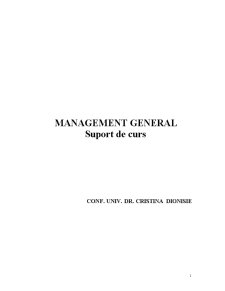 Managementul General - Pagina 1