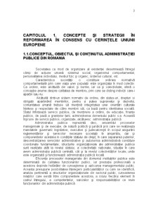 Reformarea managementului administrației publice în etapele pre și post integrării României în UE - Pagina 3