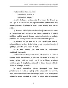 Obiectul acțiunii în contencios administrativ conform legii 554-2004 - Pagina 2