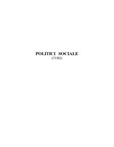 Politici Sociale - Pagina 1
