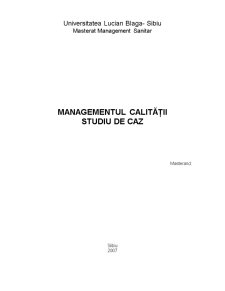 Implementarea sistemului de management al calității la firma SC Software Engineering & Communication SRL - documentele calității - Pagina 1