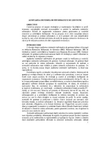 Auditarea Sistemelor Informatice de Gestiune - Pagina 1