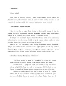 Analiza Politicii de Dezvoltare Economică a Regiunii Roșia Montană - Pagina 2