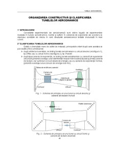 Organizarea Constructivă și Clasificarea Tunelelor Aerodinamice - Pagina 1