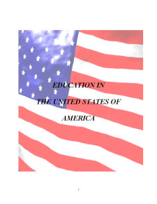 Education in The United States of America - Pagina 1