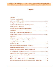 Proiectarea unui traductor, folosit pentru măsurarea momentului de torsiune la burghiere - Pagina 1