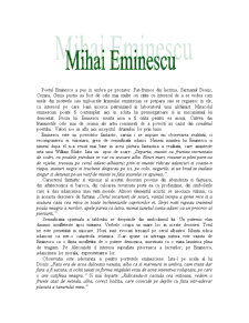 Eminescu - Teme și Motive Literare - Pagina 1