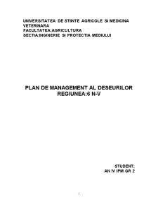 Plan de management al deșeurilor - regiunea 6 nord-vest - Pagina 1