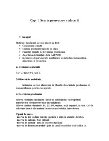 Plan de marketing - SC Albinuța SRL - Pagina 2