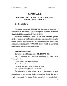 Prezentare firmă Sorste SA Focșani - Pagina 1