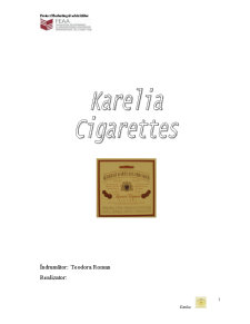 Achiziții - Karelia Cigarettes - Pagina 1