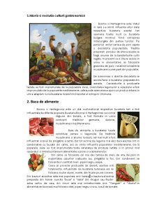 Istoria și evoluția culturii gastronomice din Bosnia și Herțegovina - Pagina 1