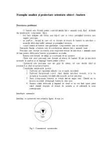 Exemplu analiză și proiectare orientată obiect - barieră - Pagina 1