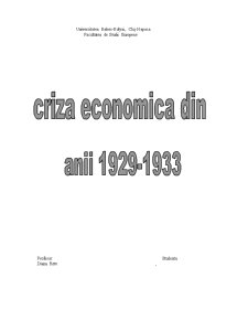 Criza economică din 1929-1933 - Pagina 1