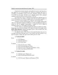 Studiu de Caz privind Activitatea Direcției de Carduri - BCR - Pagina 4