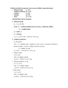 Calcule Tehnologice pentru Fabricarea Salamului Victoria - Pagina 5