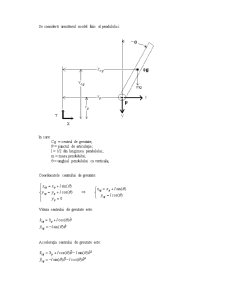 Modelul Matematic al Pendulului Invers - Pagina 2