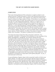 The Art of Computer Game Design - Pagina 1