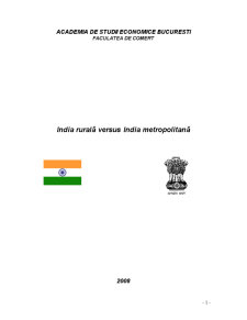 India rurală vs india metropolitană - Pagina 1