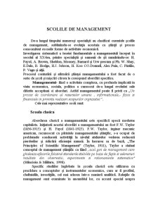 Școlile de management - Pagina 1