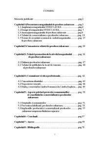 Particularitățile comercializării produselor zaharoase - Pagina 1