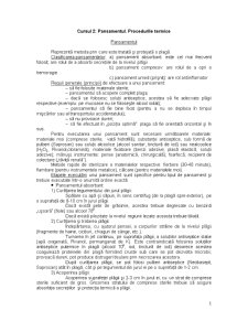 Pansamentul - Procedurile Termice - Pagina 1