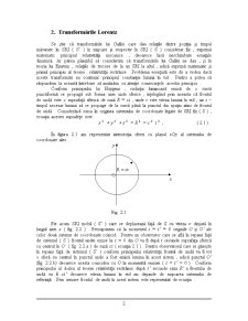 Transformările Lorentz. Consecințe ale transformărilor Lorentz - Pagina 2