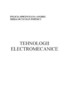 Tehnologii Electromecanice - Pagina 1