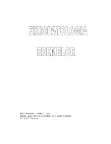Fiziopatologia Edemelor - Pagina 1
