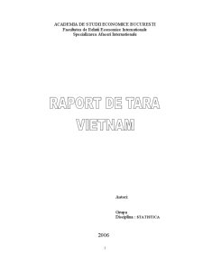 Raport de țară - Vietnam - Pagina 1