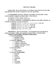 Sintaxa frazei în latină - Pagina 1
