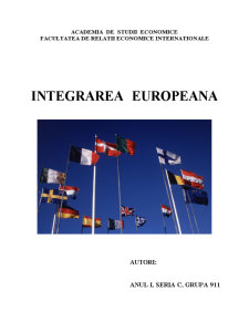 Integrarea europeană - Pagina 1