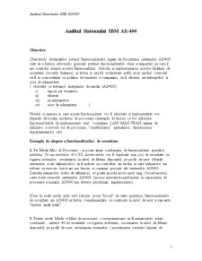 Studiu de Caz - Auditarea IBM AS400 - Pagina 1