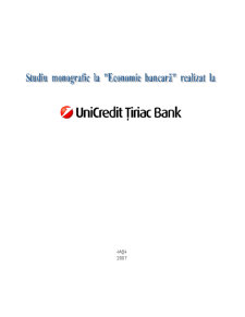 Monografie Unicedit Țiriac Bank - Pagina 1