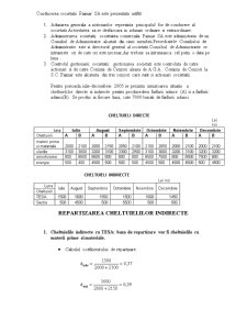 Calculația costurilor la SC Faimar SA Baia Mare - Pagina 2