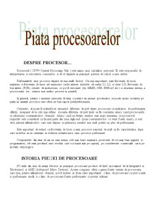 Piața procesoarelor - Pagina 1