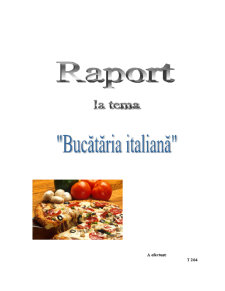 Bucătăria Italiană - Pagina 1