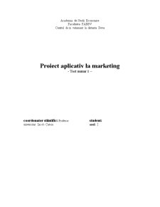 Caracterizarea mediului de marketing al firmei SC Fvior & Vidra SA Orăștie - Pagina 1