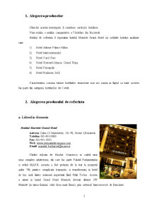 Analiza serviciilor hoteliere în București - Pagina 2