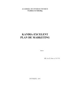 Plan de Marketing - Kandia - Pagina 1