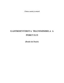 Gastroenterită transmisibilă a porcului - Pagina 1