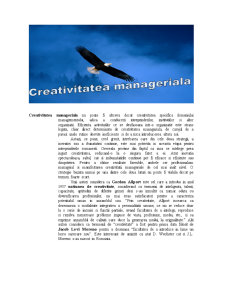 Creativitate managerială - Pagina 1