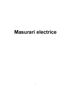 Măsurări electrice - Pagina 1
