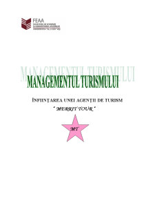 Managementul turismului - înființarea unei agenții de turism - Pagina 1