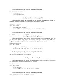Instrucțiunile limbajului C++ - Pagina 2