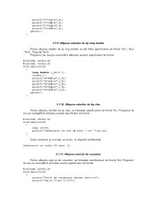 Instrucțiunile limbajului C++ - Pagina 4