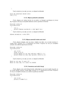 Instrucțiunile limbajului C++ - Pagina 5